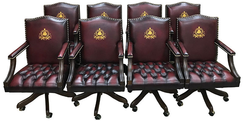 Chairs with logo branding